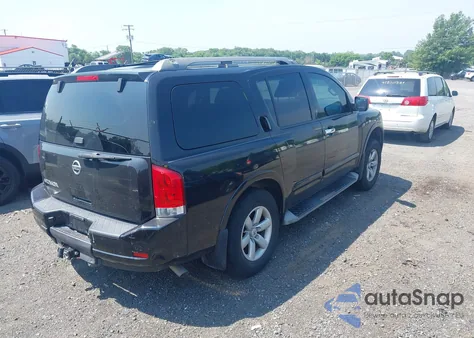 2013 Nissan Armada Sv/Sl/Platinum из США, поврежденный, VIN 5N1AA0ND6DN606503